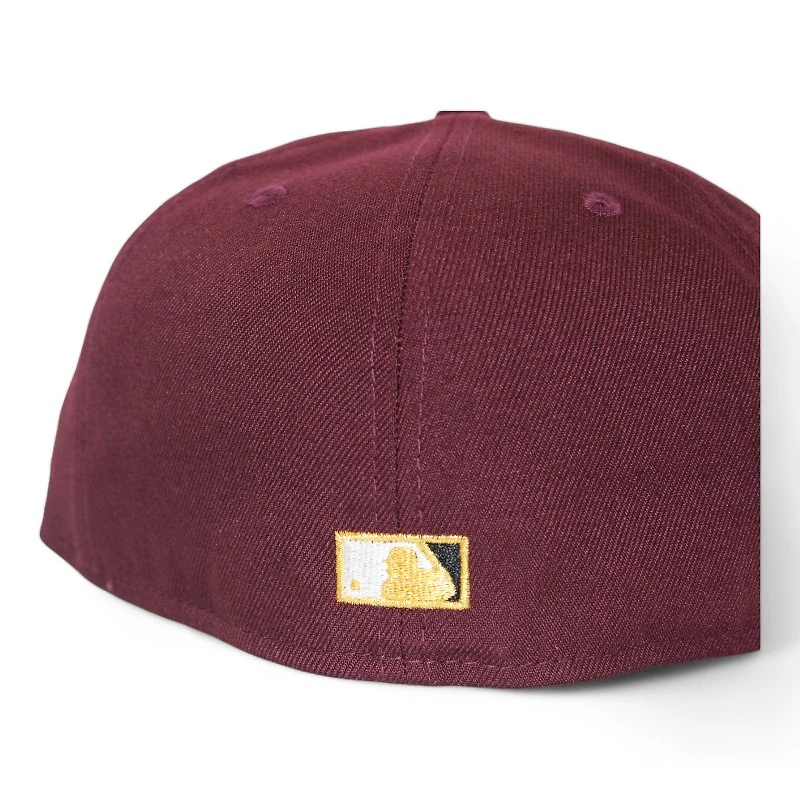 New York Yankees Maroon "DPM FittedHat Pack" 1961 World Series Patch Gray UV Era 59Fifty Fitted Hat