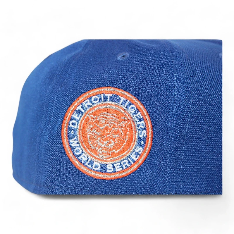 Detroit Tigers Blue "DPM FittedHat Pack" 1968 World Series Patch Gray UV New Era 59Fifty Fitted Hat