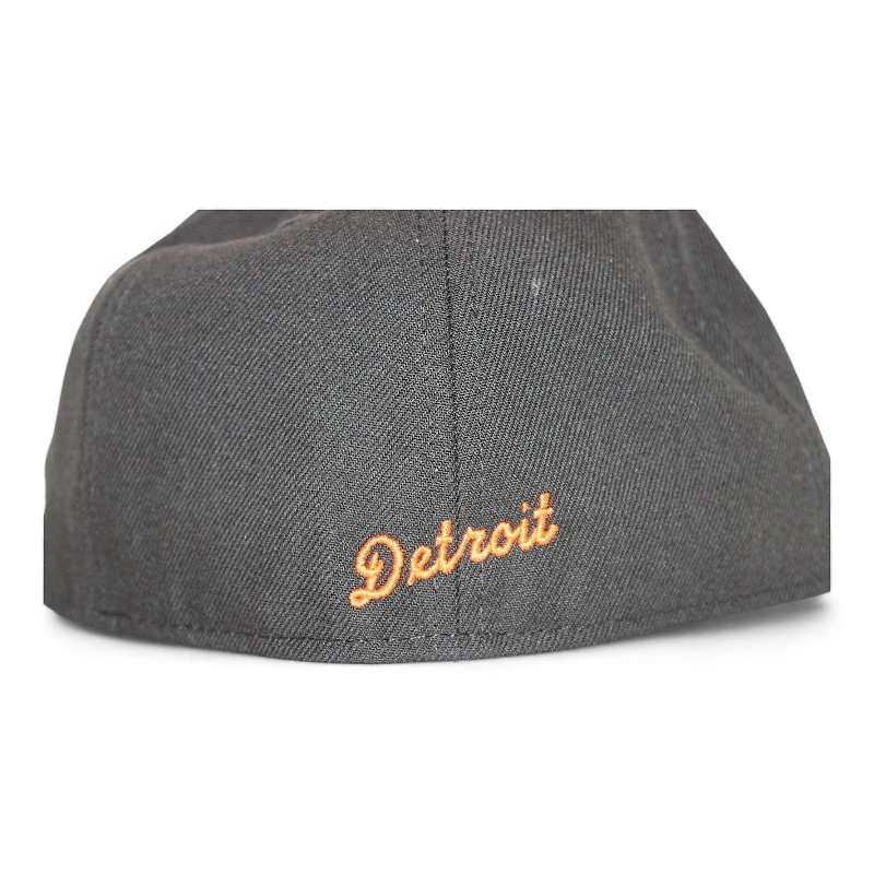 Detroit Tigers Black and Orange "DPM FittedHat Pack" Tiger Stadium Patch Gray UV New Era 59Fifty Fitted Hat