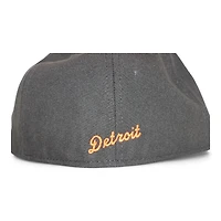 Detroit Tigers Black and Orange "DPM FittedHat Pack" Tiger Stadium Patch Gray UV New Era 59Fifty Fitted Hat