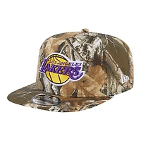 Los Angeles Lakers Realtree Camo Gray UV New Era 9FIFTY A-Frame Snapback Hat