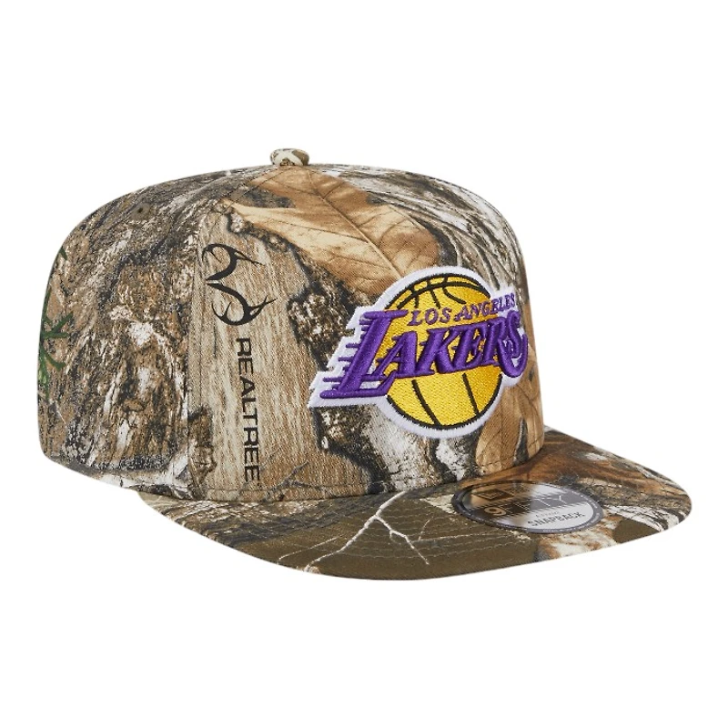 Los Angeles Lakers Realtree Camo Gray UV New Era 9FIFTY A-Frame Snapback Hat