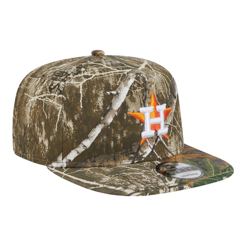 Houston Astros Realtree Camo Gray UV New Era 9FIFTY A-Frame Snapback Hat