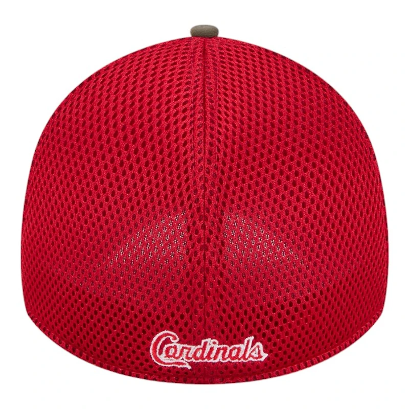 St. Louis Cardinals Realtree Camo and Red Gray UV New Era 39THIRTY Flex Hat