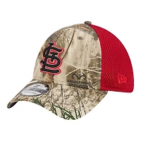 St. Louis Cardinals Realtree Camo and Red Gray UV New Era 39THIRTY Flex Hat