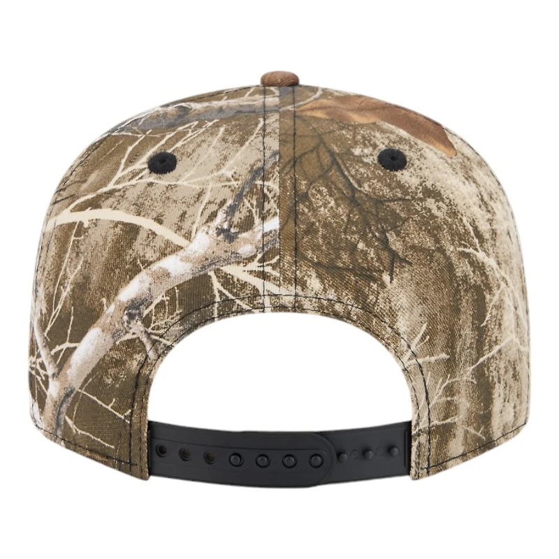 Tennessee Titans Realtree Camo Superbowl Patch Gray UV New Era 9FIFTY Snapback Hat