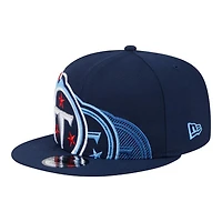 Tennessee Titans Navy Team Shadow Collection UV New Era 9FIFTY Snapback Hat