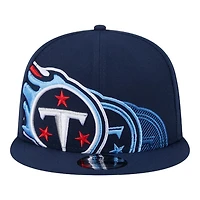 Tennessee Titans Navy Team Shadow Collection UV New Era 9FIFTY Snapback Hat