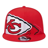 Kansas City Chiefs Red Team Shadow Collection New Era 9FIFTY Snapback Hat