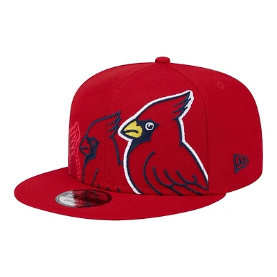 St. Louis Cardinals Red Team Shadow Collection New Era 9FIFTY Snapback Hat