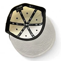 San Francisco 49ers Chrome and Black Two Tone NFL Patch Gray UV New Era 59FIFTY Fitted Hat