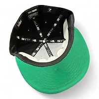 San Francisco 49ers Black and Gray Two Tone Pro Bowl Patch Green UV New Era 59FIFTY Fitted Hat