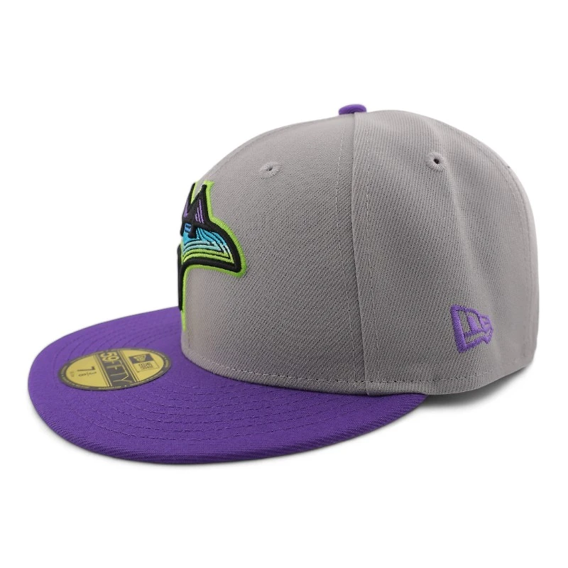 Tampa Bay Rays Gray "City Connect Remix" 25th Anniversary Patch UV New Era 59FIFTY Fitted Hat