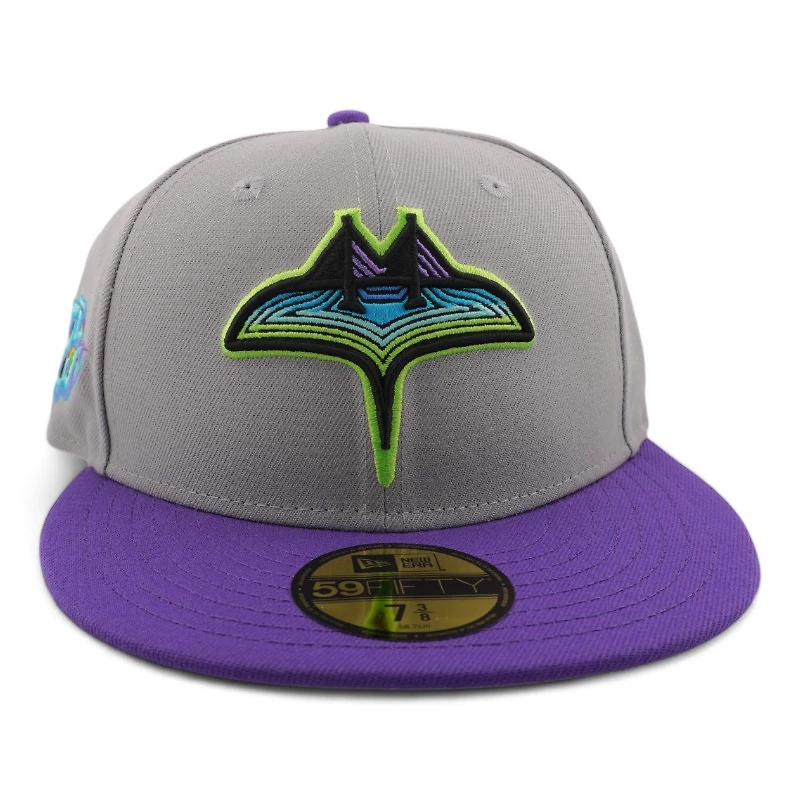 Tampa Bay Rays Gray "City Connect Remix" 25th Anniversary Patch UV New Era 59FIFTY Fitted Hat