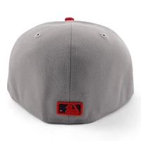 St. Louis Cardinals Gray "City Connect Remix" STL Patch UV New Era 59FIFTY Fitted Hat