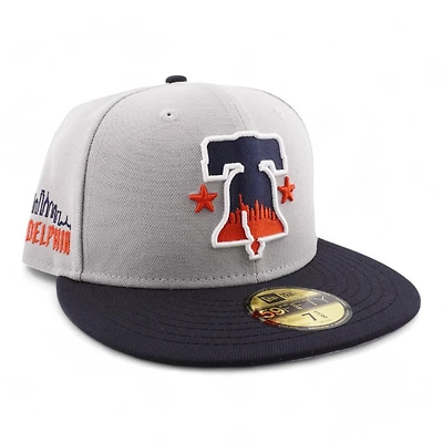 Philadelphia Phillies Gray "City Connect Remix" Patch UV New Era 59FIFTY Fitted Hat
