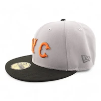 New York Mets Gray "City Connect Remix" Circle Patch UV Era 59FIFTY Fitted Hat