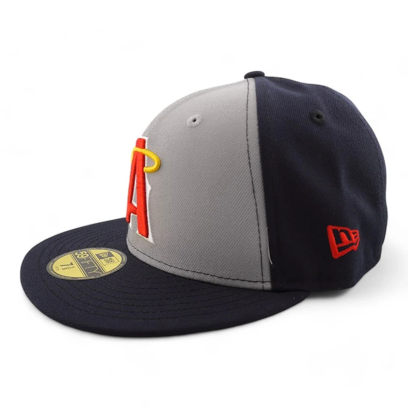 Los Angeles Angels Gray "City Connect Remix" 60th Anniversary Patch UV New Era 59FIFTY Fitted Hat