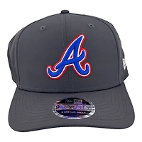 Atlanta Braves Dark Gray New Era 9SEVENTY Stretch Snapback Hat