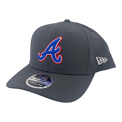 Atlanta Braves Dark Gray New Era 9SEVENTY Stretch Snapback Hat
