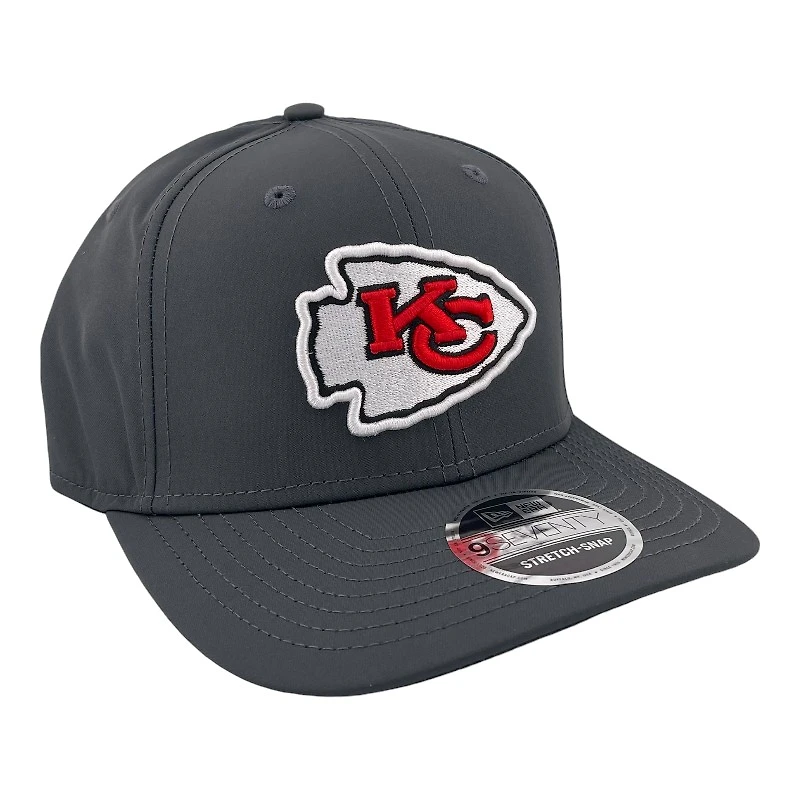 Kansas City Chiefs Dark Gray New Era 9SEVENTY Stretch Snapback Hat