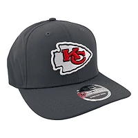 Kansas City Chiefs Dark Gray New Era 9SEVENTY Stretch Snapback Hat