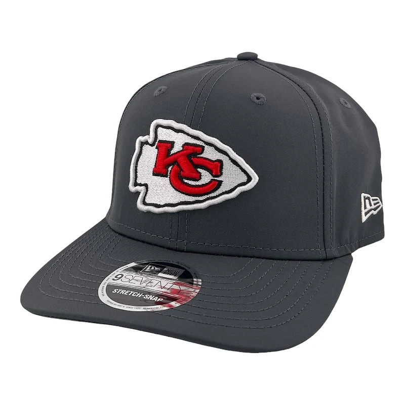 Kansas City Chiefs Dark Gray New Era 9SEVENTY Stretch Snapback Hat
