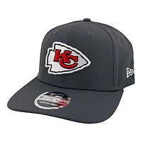 Kansas City Chiefs Dark Gray New Era 9SEVENTY Stretch Snapback Hat