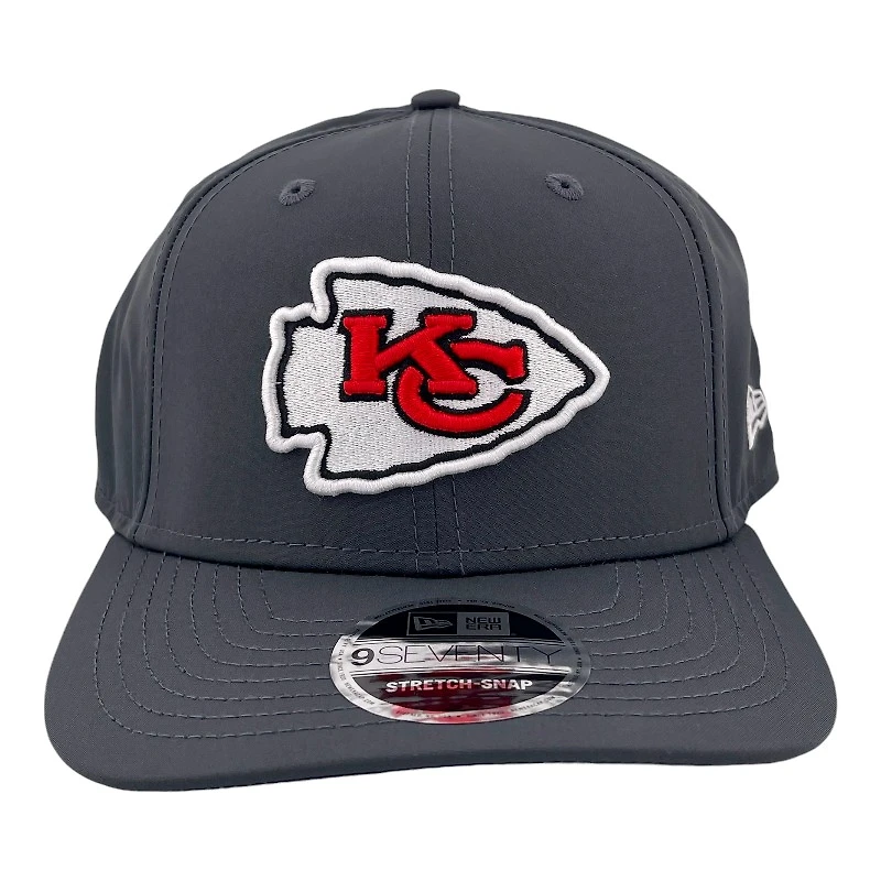 Kansas City Chiefs Dark Gray New Era 9SEVENTY Stretch Snapback Hat