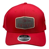 Kansas City Chiefs Red Labeled New Era 9SEVENTY Stretch Snapback Hat