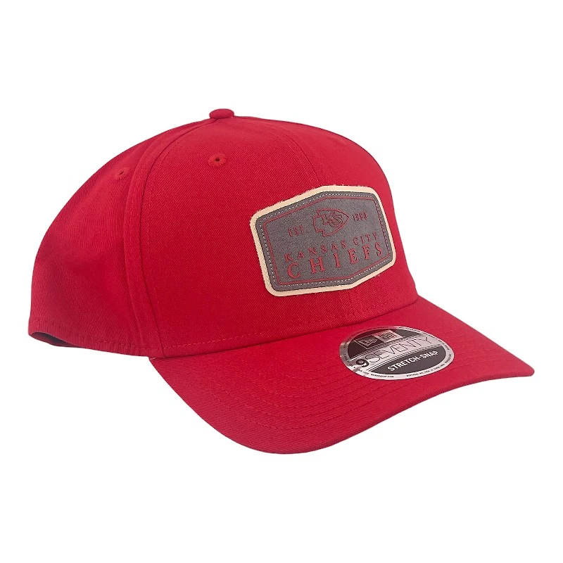 Kansas City Chiefs Red Labeled New Era 9SEVENTY Stretch Snapback Hat