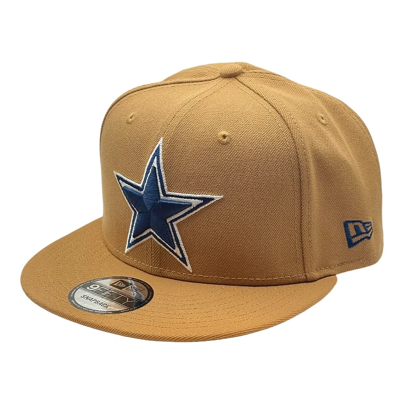 Dallas Cowboys Brown and Navy 50th Patch Gray UV New Era 9FIFTY Snapback Hat