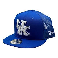 Kentucky Wildcats Royal Blue Trucker Mesh Back New Era 9FIFTY Snapback Hat