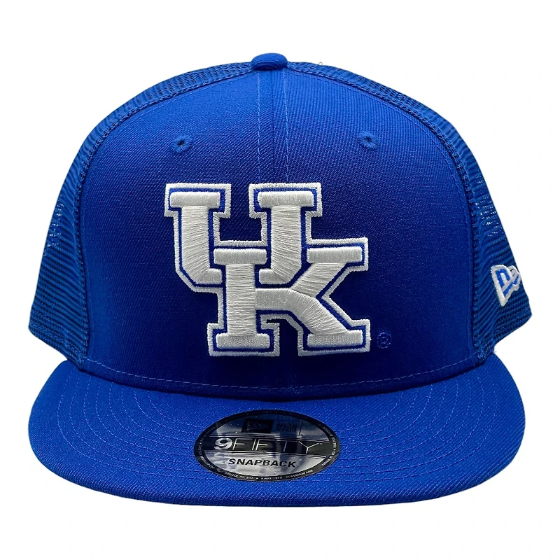 Kentucky Wildcats Royal Blue Trucker Mesh Back New Era 9FIFTY Snapback Hat