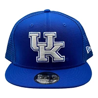 Kentucky Wildcats Royal Blue Trucker Mesh Back New Era 9FIFTY Snapback Hat