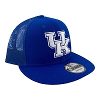 Kentucky Wildcats Royal Blue Trucker Mesh Back New Era 9FIFTY Snapback Hat