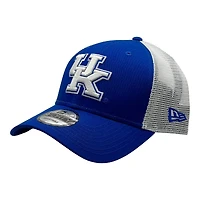 Kentucky Wildcats Royal Blue White Mesh Back New Era 9FORTY Snapback Hat