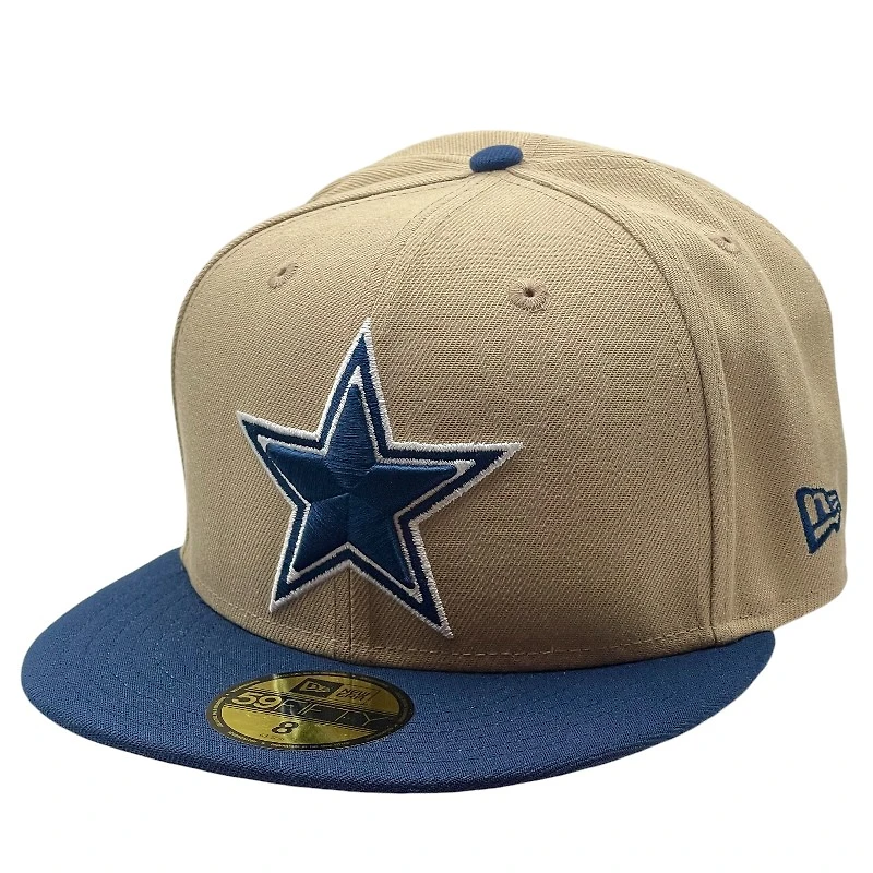 Dallas Cowboys Tan and Navy Two Tone Gray UV New Era 59FIFTY Fitted Hat