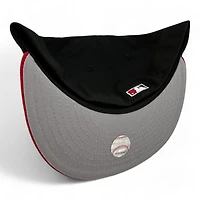 Chicago White Sox Black and Red Two Tone 75 Years Patch Gray UV New Era 59FIFTY Fitted Hat