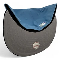 Chicago Cubs Light Blue and Navy 1990 All Star Game Patch Gray UV New Era 59FIFTY Fitted Hat