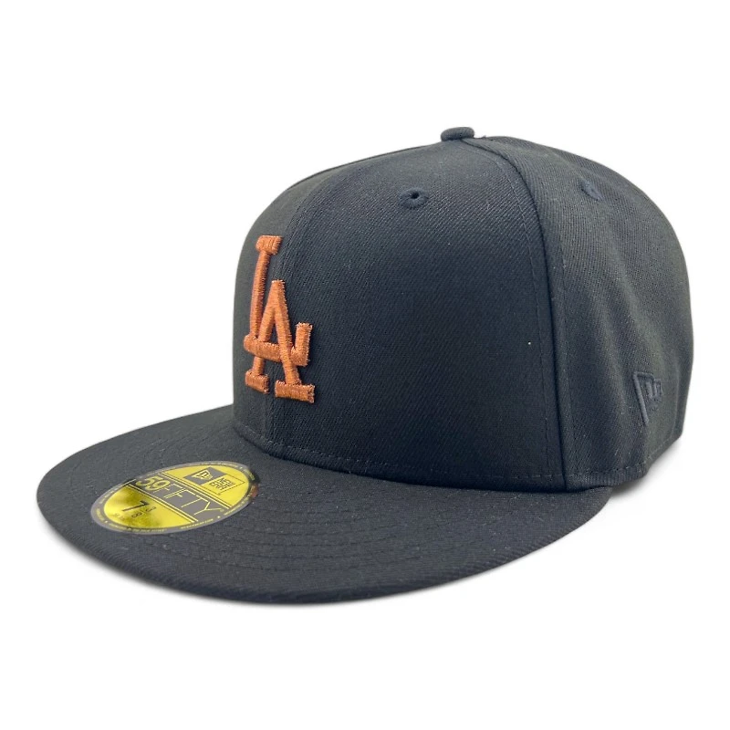 Los Angeles Dodgers Black Copper "Mayan" 40th Anniversary Patch Gray UV New Era 59FIFTY Fitted Hat