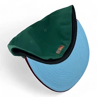 Arizona Diamondbacks Green and Red Script "Coconino" 1998 Inaugural Patch Icy Blue UV New Era 59FIFTY Fitted Hat