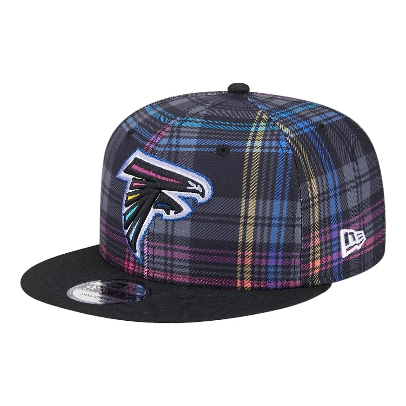 Atlanta Falcons 2024 NFL Crucial Catch Plaid New Era 9FIFTY Snapback Hat
