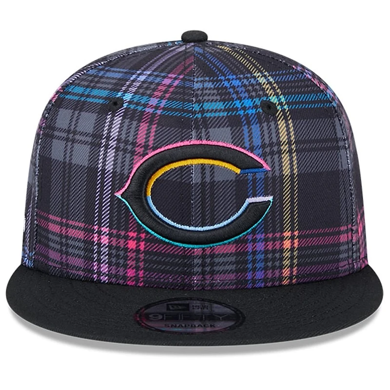 Chicago Bears 2024 NFL Crucial Catch Plaid New Era 9FIFTY Snapback Hat