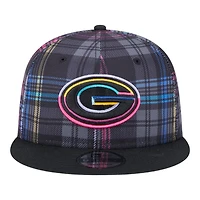 Green Bay Packers 2024 NFL Crucial Catch Plaid New Era 9FIFTY Snapback Hat