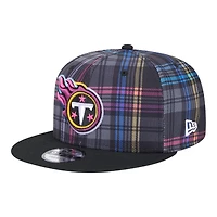 Tennessee Titans 2024 NFL Crucial Catch Plaid New Era 9FIFTY Snapback Hat