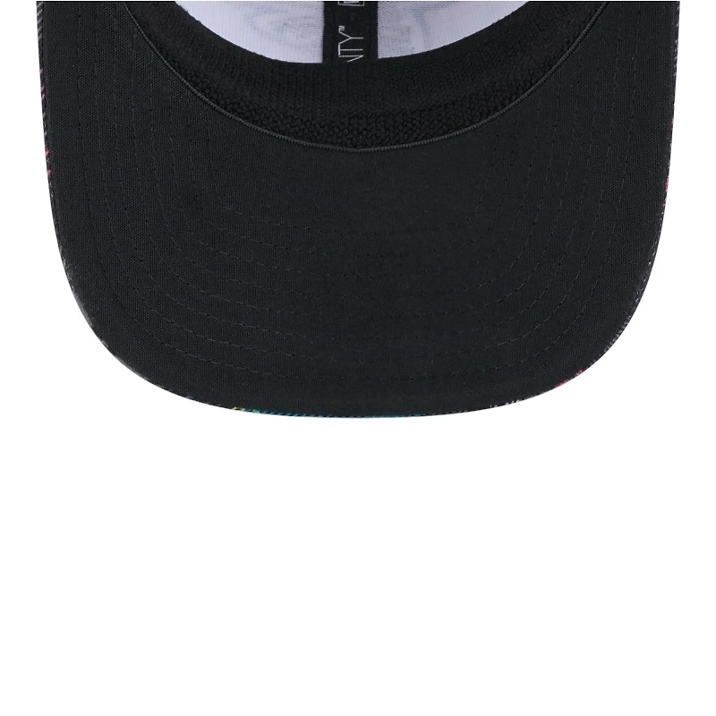 Detroit Lions 2024 NFL Crucial Catch Plaid New Era 9SEVENTY Trucker Snapback Hat