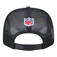 Pittsburgh Steelers 2024 NFL Crucial Catch Plaid New Era 9SEVENTY Trucker Snapback Hat