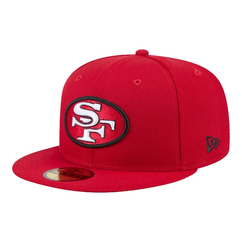 San Francisco 49ers Red Penant NFL New Era 59FIFTY Fitted Hat