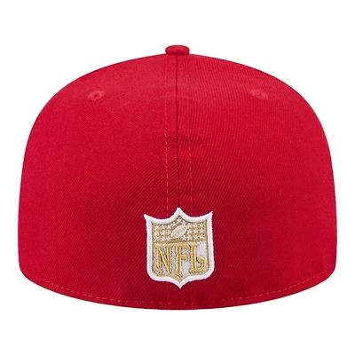 San Francisco 49ers Red Penant NFL New Era 59FIFTY Fitted Hat